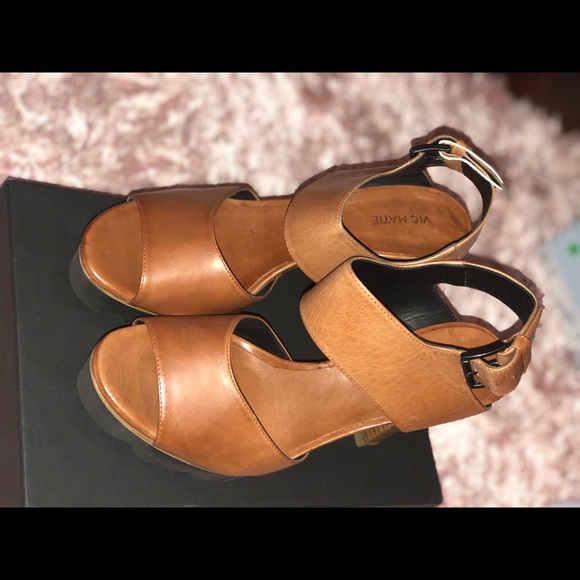 Bottes En Cuir Vic Matié - Couleur Bronze - Taille 39.5 - Neuves Avec Emballage (étiquetées 325€)